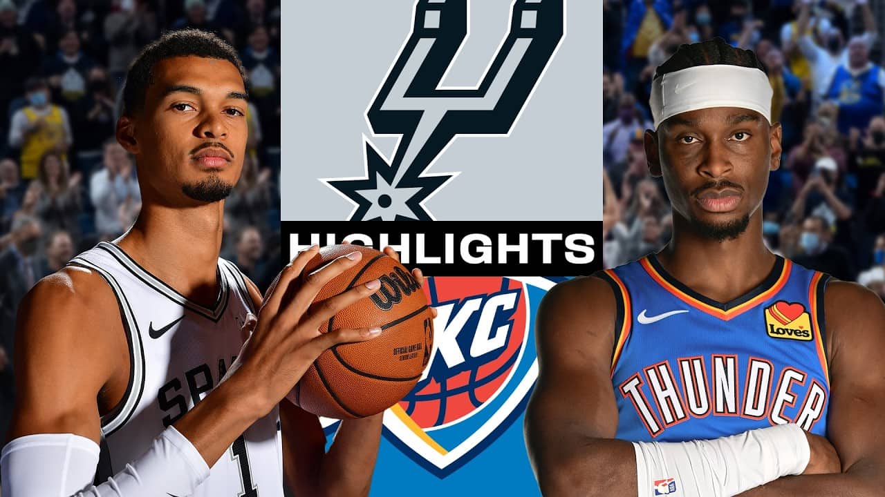 BEST OF SPURS VS THUNDER PLAYOFF SERIES