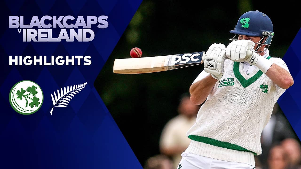 HIGHLIGHTS | BLACKCAPS vs Ireland | Only Test | Day 3 | Sky Sport NZ