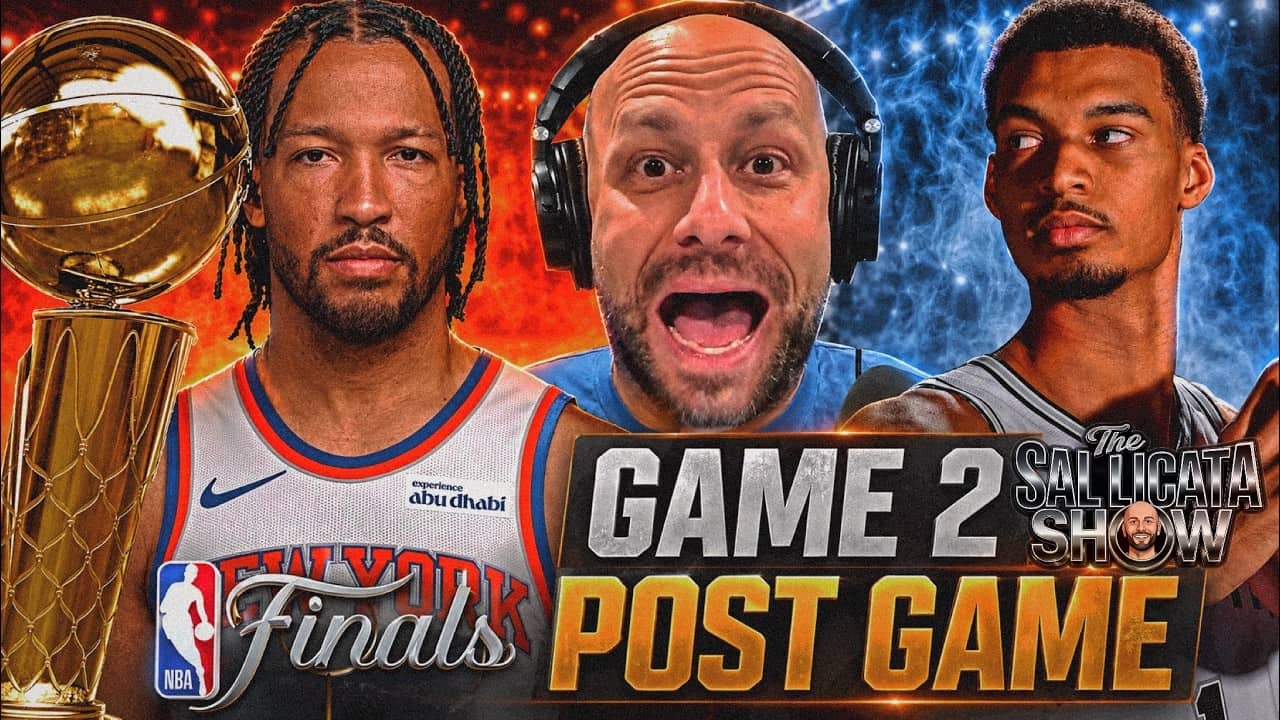 NBA FINALS GAME 2 KNICKS VS SPURS LIVE POST GAME REACTIONS
