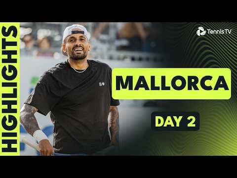 Kyrgios Battles Walton, Moutet Takes On Shelbayh & More | Mallorca Highlights 2026 Day 2
