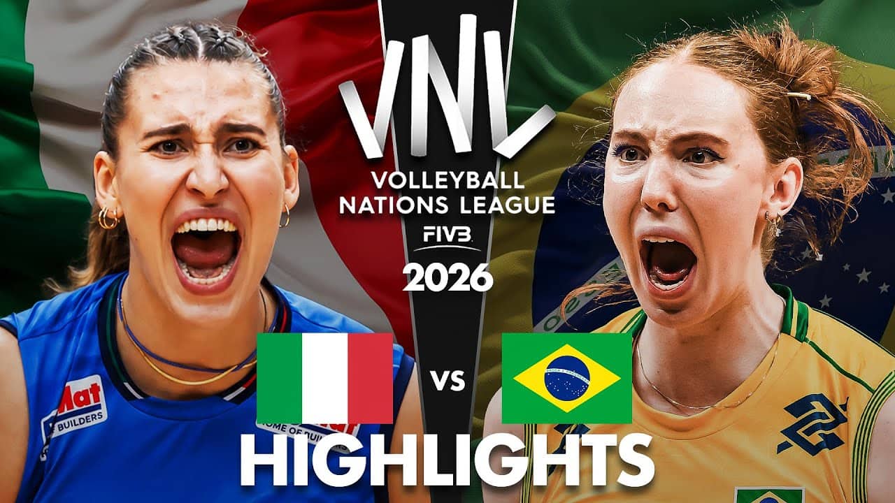 Brazil ๐ง๐ท vs Italy ๐ฎ๐น | Highlights | Women's VNL 2026