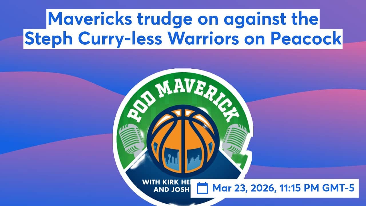 Mavericks trudge on against the Steph Curry-less Warriors on Peacock