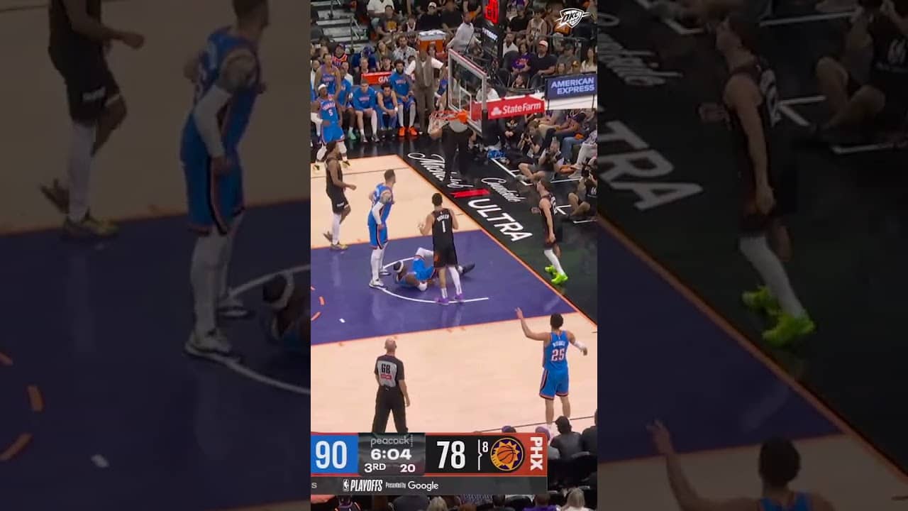 SHAI AGAIN 🫨 #okcthunder