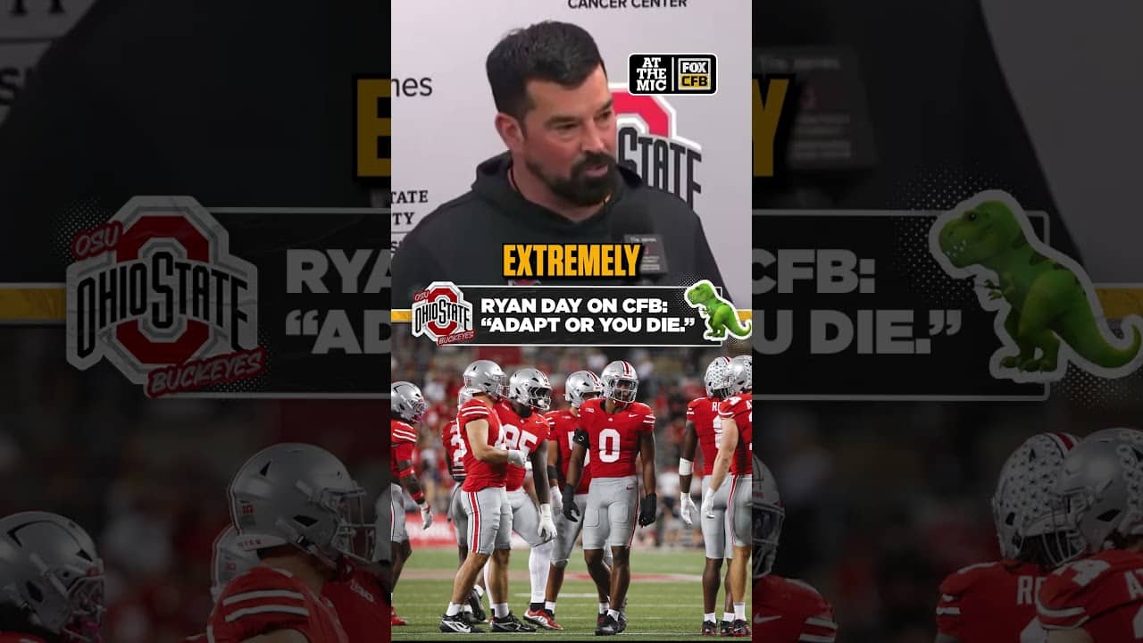 In college football it's adapt or die ππ #cfb #ryanday #ohiostatebuckeyes