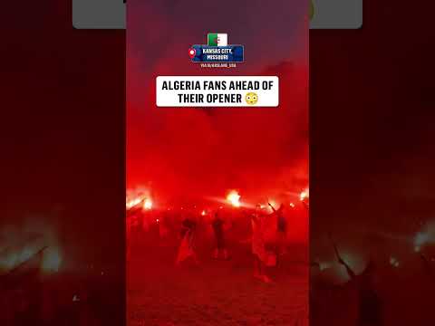 The scenes in Kansas City are insane ahead of Argentina vs Algeria 🤯