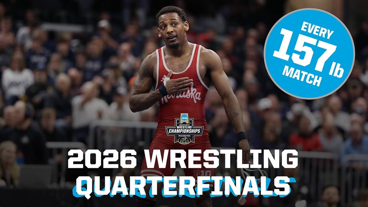 All four 157 lb matches - 2026 NCAA wrestling quarterfinals