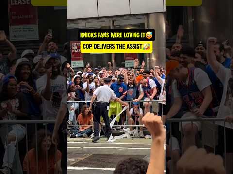 Cop got the first MVP chants of the day😅