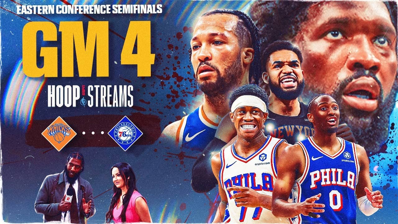 π¨ LIVE from Philly: Will the Knicks complete the sweep over the 76ers in Game 4? | Hoop Streams π