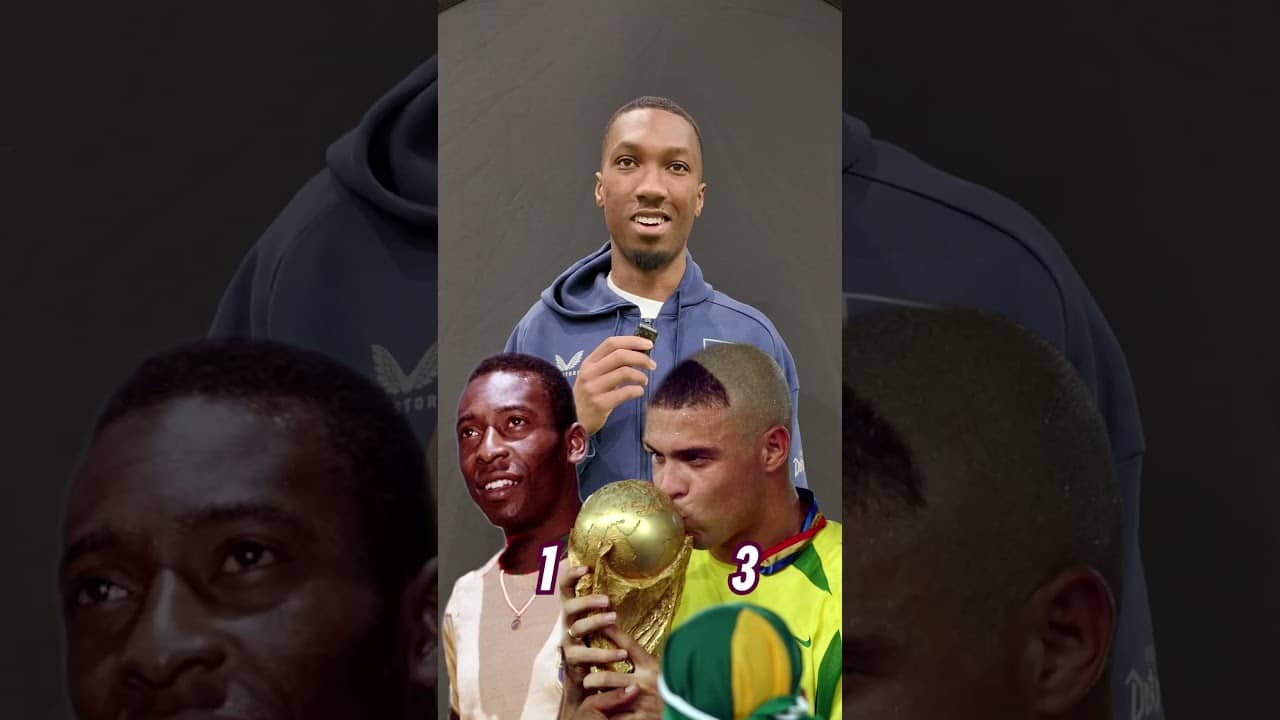 Which Brazilian superstar will the lads pick, Pelé or R9? 🇧🇷