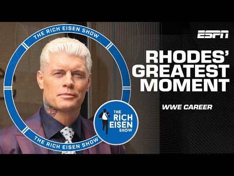 Cody Rhodes reveals the GREATEST MOMENT OF HIS WWE CAREER 😯 | The Rich Eisen Show