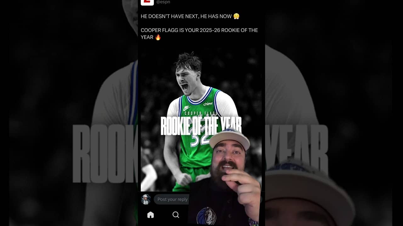 BREAKING NEWS: Cooper Flagg wins Rookie of the Year