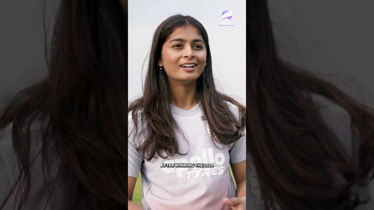 Shreyanka Patil shares her special connection with Virat Kohli 🤩 #T20WorldCup