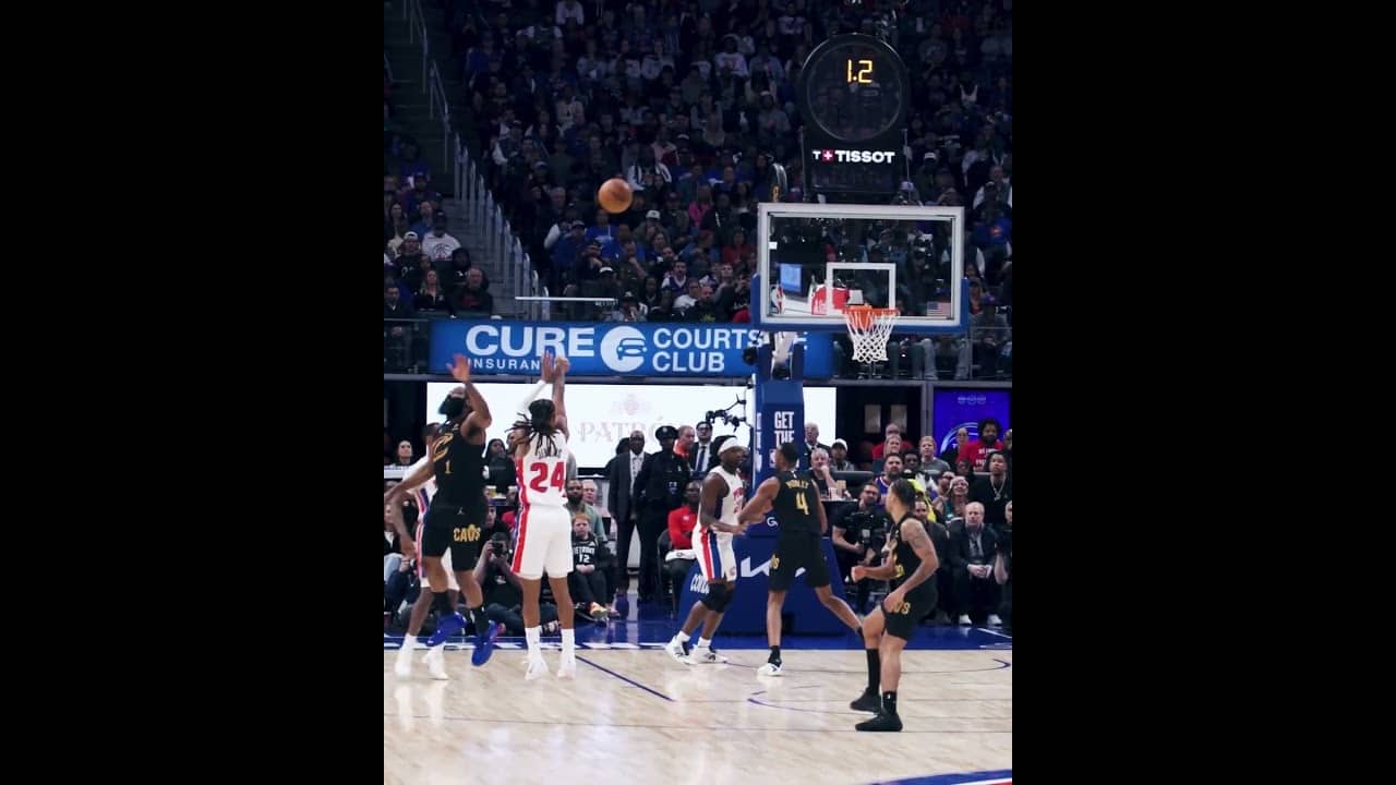 Another One... Daniss Jenkins Beats The Buzzer #nba #pistons #nbaplayoffs #buzzerbeater