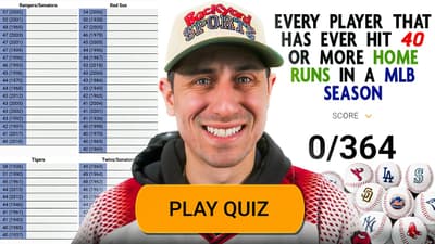 Can You Guess Every MLB Player To Hit 40 HRs in a Season?
