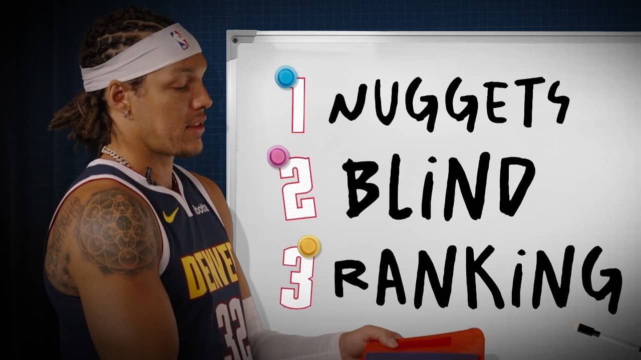 Denver Nuggets Take On The Blind Ranking Challenge