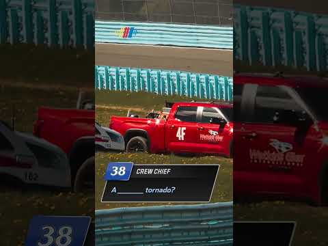 "There's like, a tornado down the backstretch..." ๐ญ??