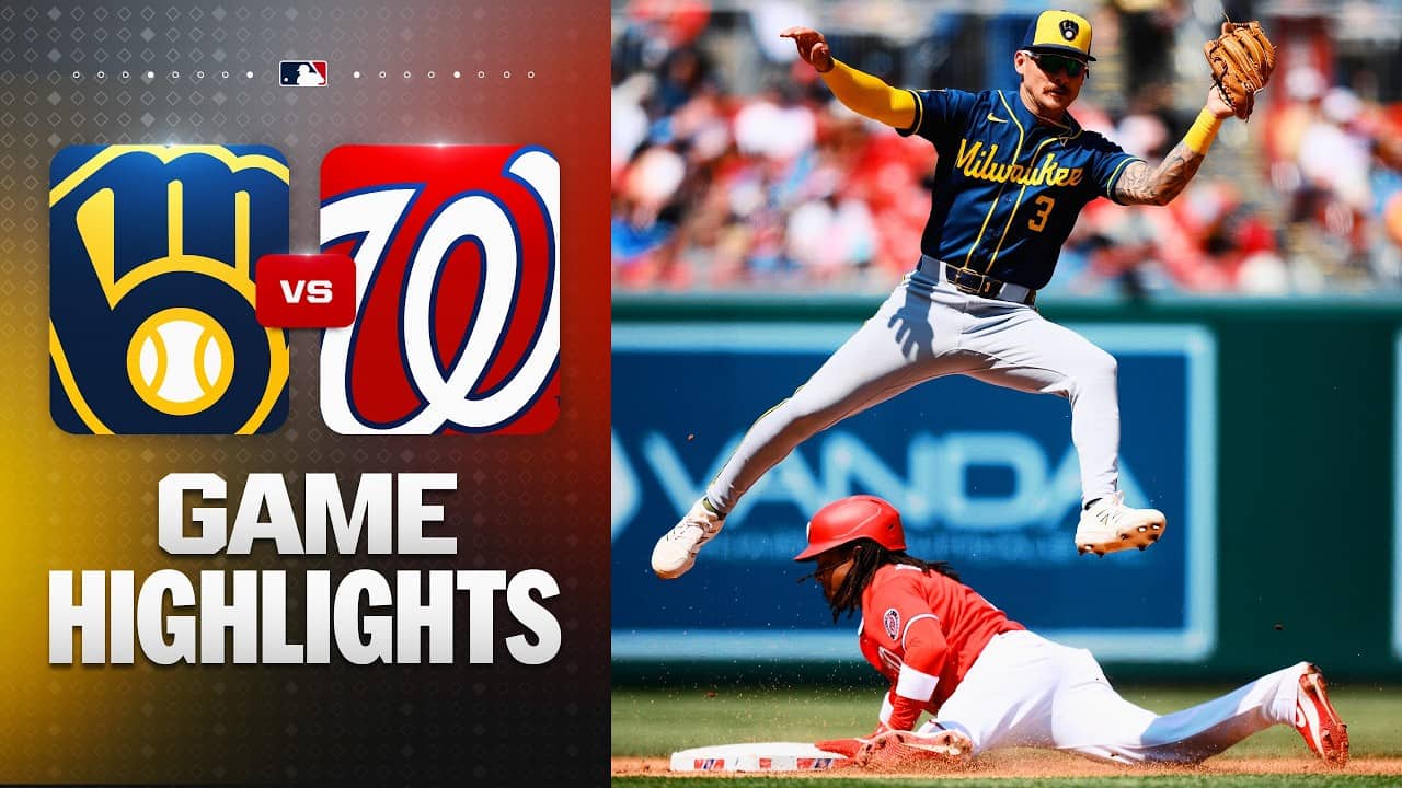 Brewers vs. Nationals Game Highlights (5/3/26) | MLB Highlights