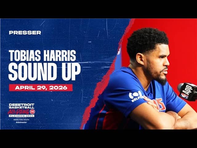 Post-Game Press Conference: Tobias Harris | Pistons vs. Magic | 04.29.26