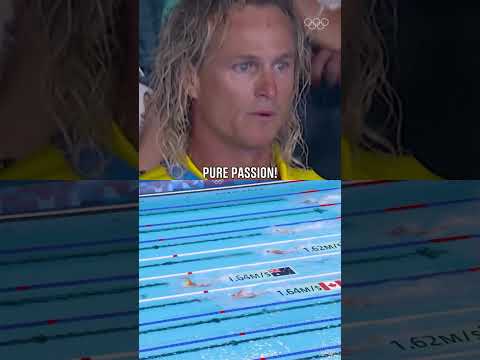 Dean Boxall's reaction is all of us watching Ariarne Titmus defend her 400m freestyle title! 🏊♀️