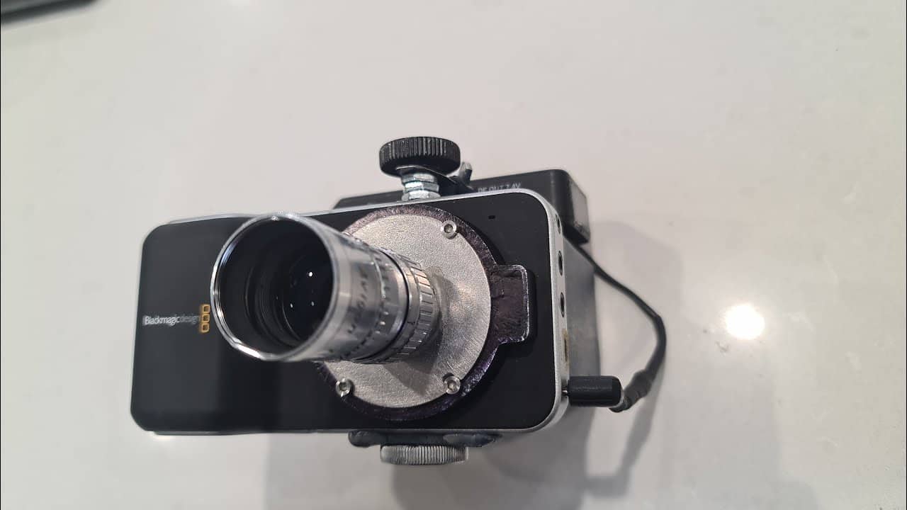 I literally Hacked my BMPCC OG to turn it into an 8 mm film, D-mount replacement