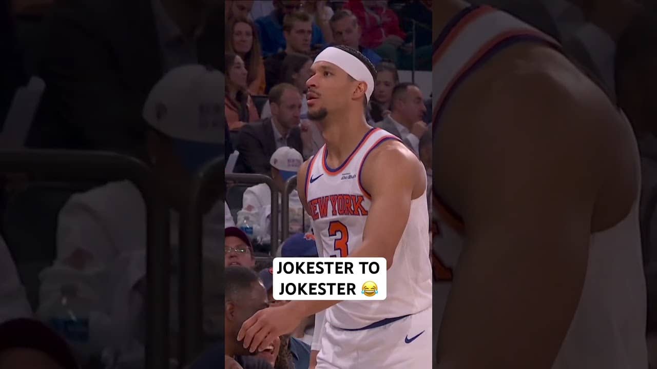 Josh Hart unties Jimmy Fallons shoes 😂