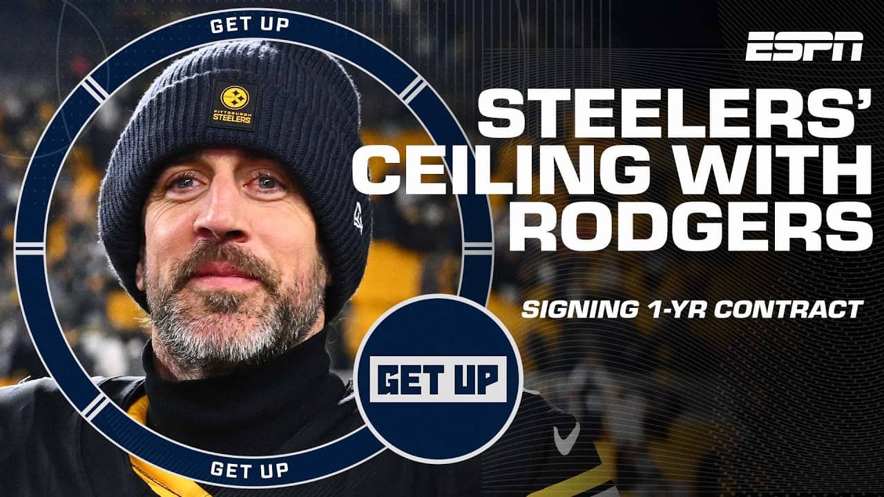 FINALLY AN ANSWER 👏 Reacting to Aaron Rodgers’ decision to return to the Steelers | Get Up