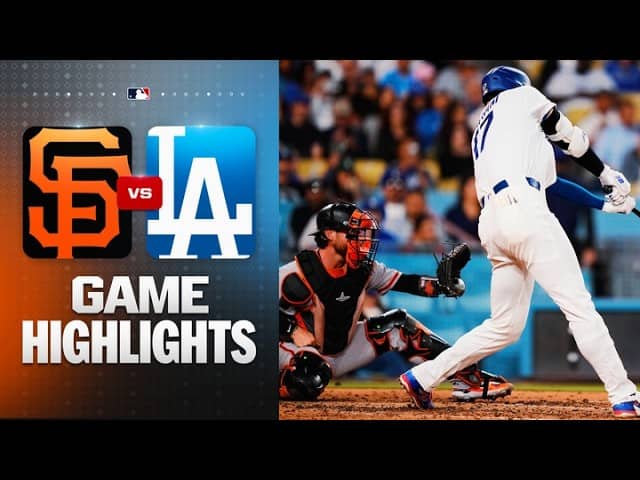 Giants vs. Dodgers Game Highlights (5/12/26) | MLB Highlights
