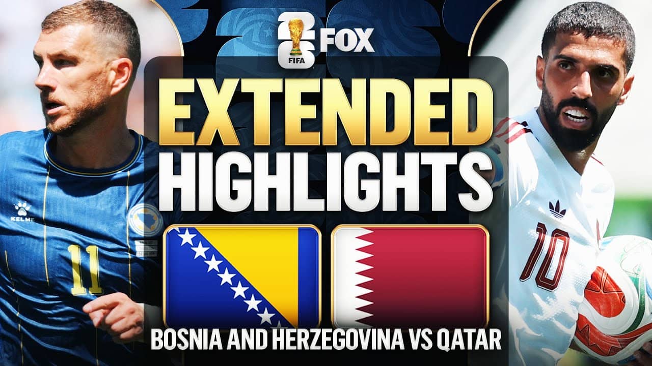 Bosnia and Herzegovina vs Qatar Extended Highlights 🌎🏆 2026 FIFA World Cup™