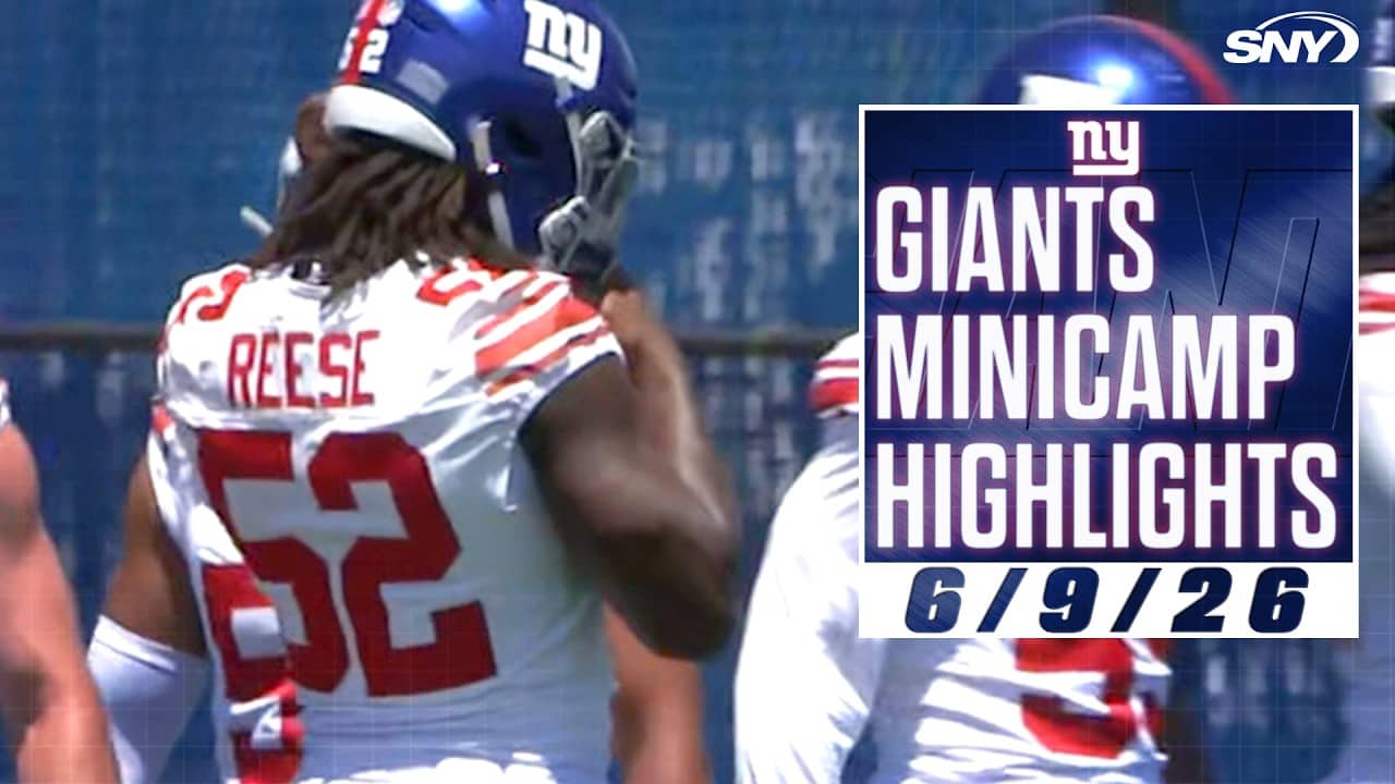 Arvell Reese gets taste of NFL minicamp, Jaxson Dart gets more reps in with OBJ and Giants WR group