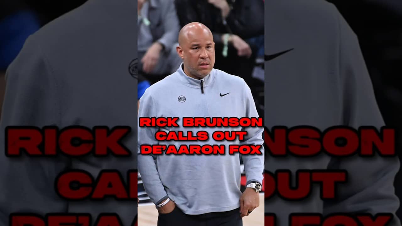 Rick Brunson CALLS OUT De'Arron Fox... 😱 #Knicks #NBAFinals #KnicksVSpurs #RickBrunson #DeAaronFox