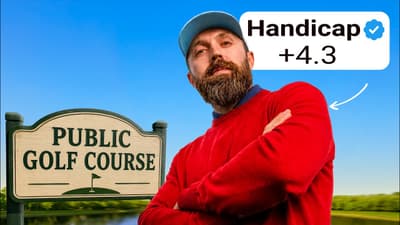 What can +4 handicap shoot on a Public Course in USA
