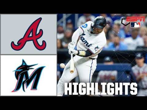 MASHING MARLINS π₯ Atlanta Braves vs. Miami Marlins | Full Game Highlights | ESPN MLB