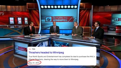 NHL returns to Winnipeg | TSN broadcasts from May 31, 2011
