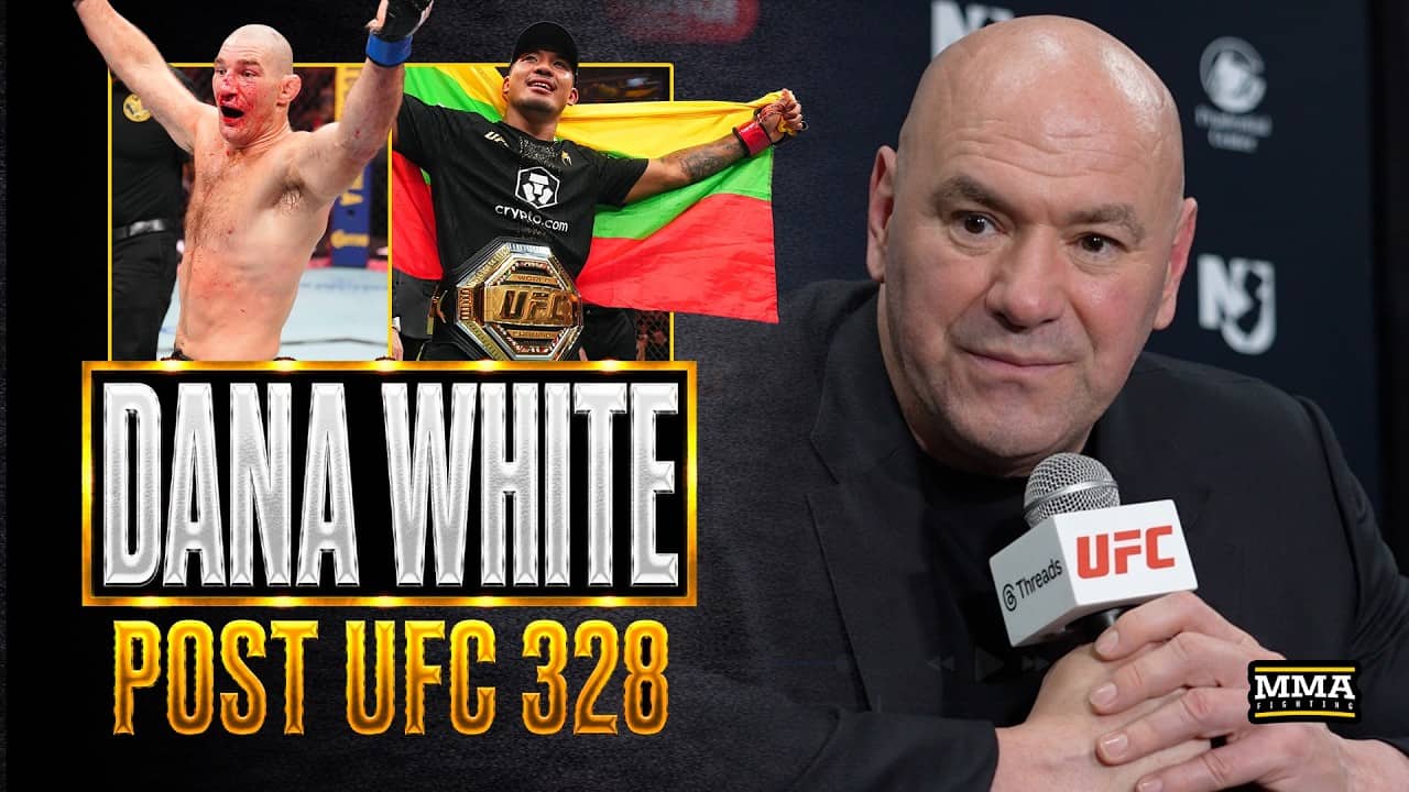 Dana White Reacts To Sean Strickland Win Over Khamzat Chimaev At UFC 328 | MMA Fighting