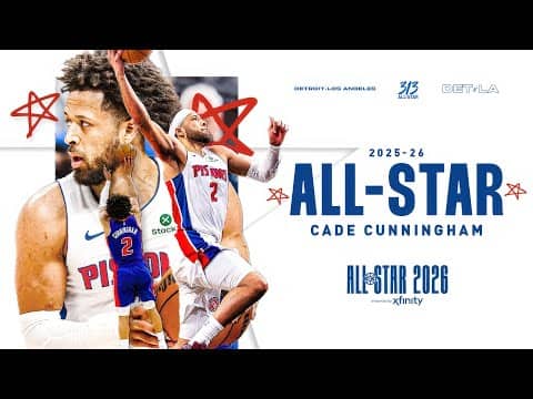 Cade Cunningham is an ALL-STAR Starter ⭐️ | Cade's Best Plays of the Year SO FAR