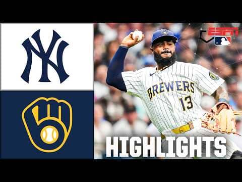 EXTRA INNINGS 🍿 | New York Yankees vs. Milwaukee Brewers | Full Game Highlights | ESPN MLB
