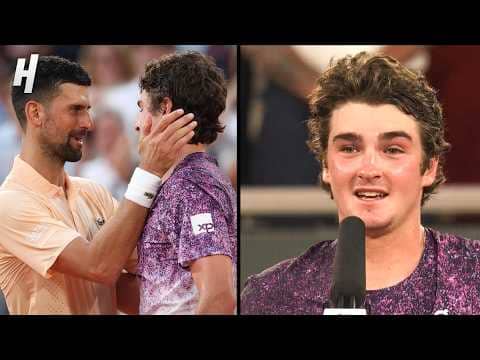 Joao Fonseca REACTS After Beating Novak Djokovic π± 2026 Roland Garros