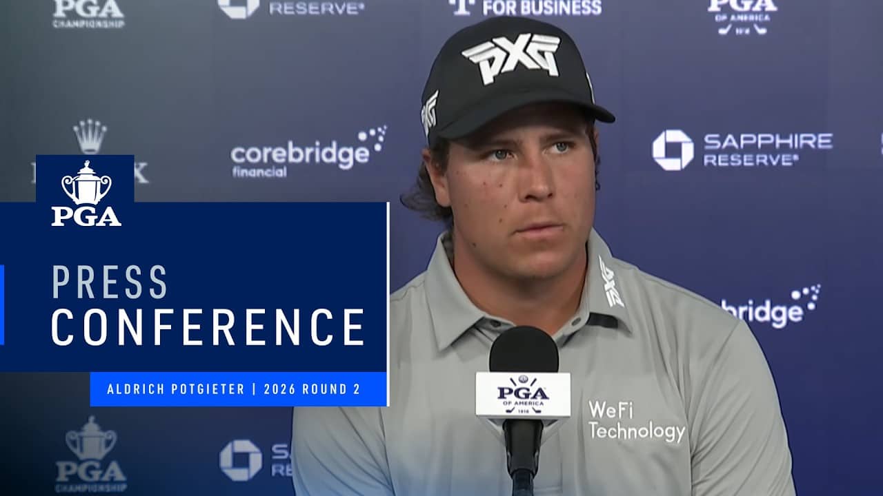 Aldrich Potgieter's Press Conference | 2026 PGA Championship Round 2
