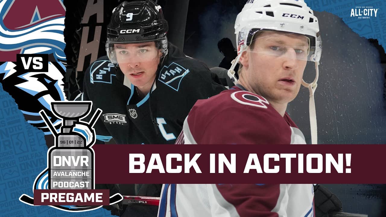 The Colorado Avalanche return to action against the Utah Mammoth | DNVR Avalanche Pregame