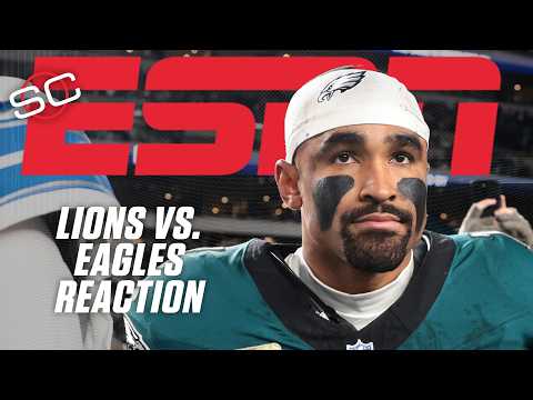Lions vs. Eagles Reaction š Zack Baun, A.J. Brown & Dan Campbell speak after SNF | SportsCenter