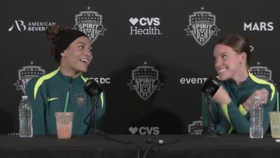 Hal Hershfelt and Trinity Rodman Post-Match Press Conference | Matchday 11 vs Seattle Reign FC