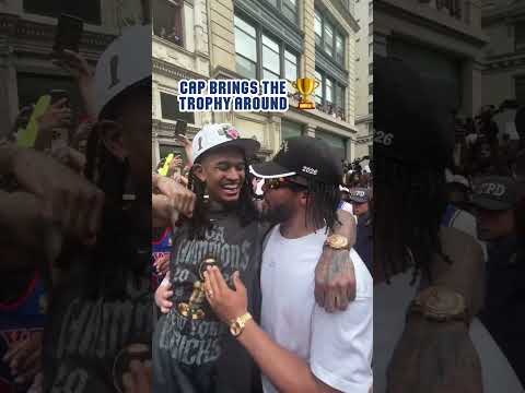 Hello New York🏆 #nbachampions #nyknicks #jalenbrunson #parade