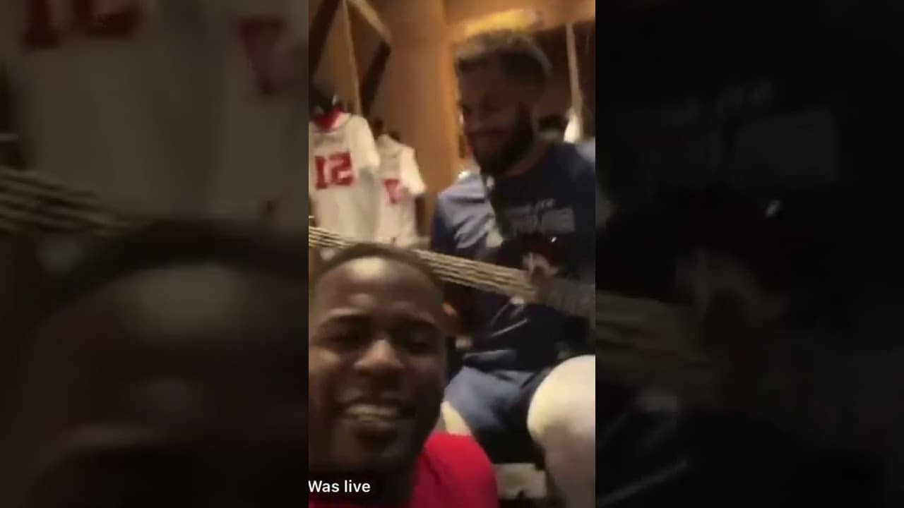 Braves Outfielder Guillermo Heredia Sings Whitney Houston #shorts