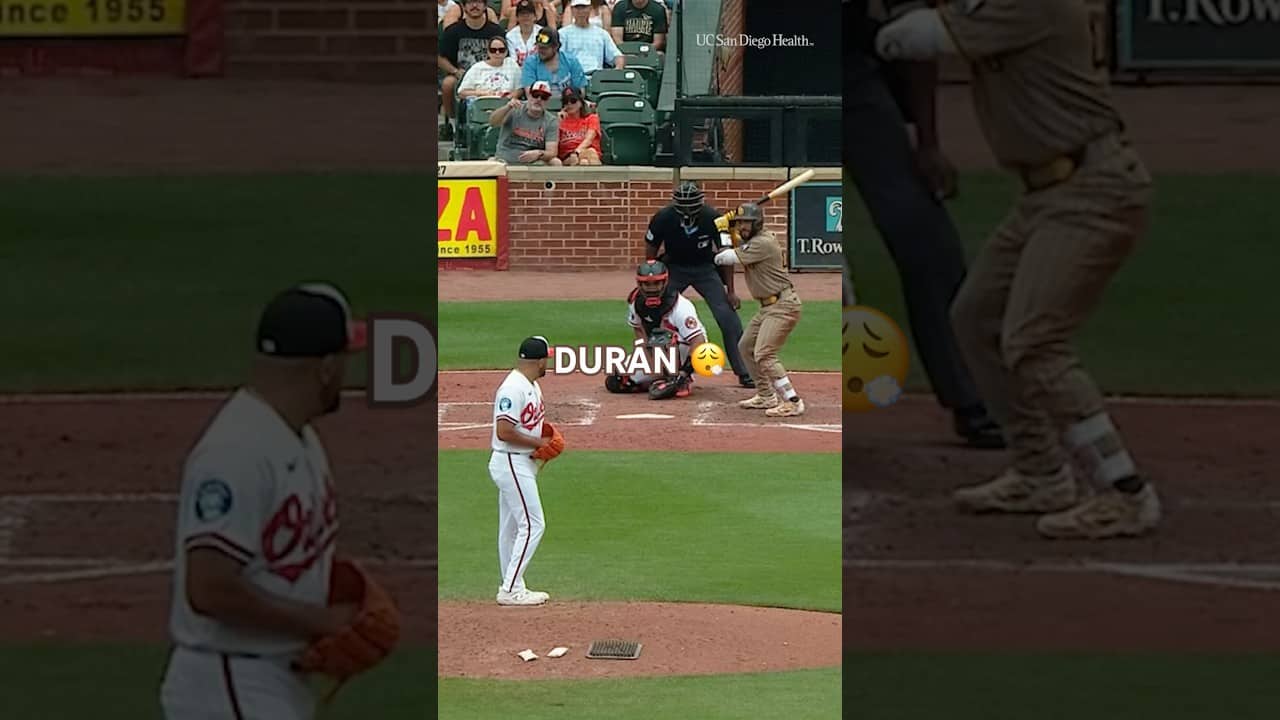 Durán does this. #mlb #padres #baseball #sports #homerun #sandiegopadres #highlights