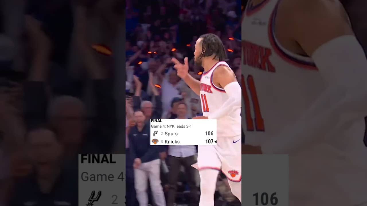 KNICKS WIN‼️ #nba #nyknicks #nbafinals