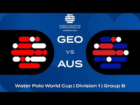 LIVE | Georgia vs Australia | Water Polo World Cup 2023 | Group B