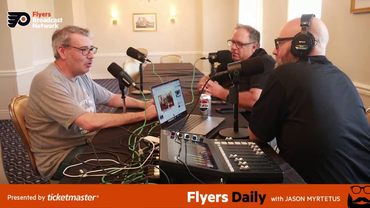 LIVE from the Flyers Alumni Golf Outing with @jasonmyrt @antsanphilly and @billmeltzer