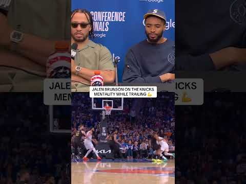 Brunson and the Knicks were resilient tonight πͺ