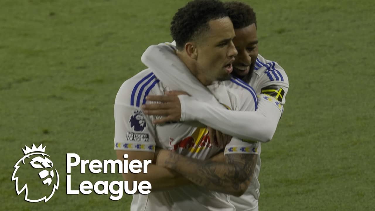 Noah Okafor smashes Leeds 2-0 in front of Burnley | Premier League | NBC Sports