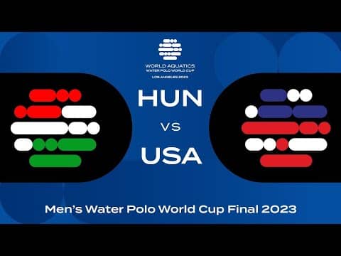 Bronze Medal Match | Last 4' mins of the game | HUN vs USA | Men’s Water Polo World Cup Final 2023
